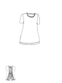 Rundholz DIP - Ausgestelltes crepe Jersey T-shirt - 1262560506