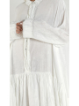 Rundholz DIP - Ausgestelltes Baumwoll voile Kleid - 1262580905