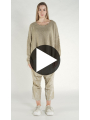 Rundholz DIP - Oversize Tussah Seiden Strick Pullover - 1262650710