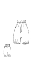 Rundholz DIP - Ballonförmige Leinen Hose - 1262670109