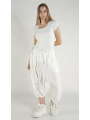 Rundholz DIP - Ballonförmige Leinen Hose - 1262670109