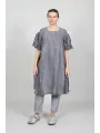 Rundholz DIP - A-Linien Kleid aus Leinenstoff - 1262670905