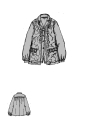 Rundholz DIP - Ausgestellte Leinen Jacke - 1262671126