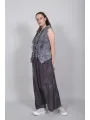 Rundholz DIP - Weite Baumwoll crepe Strickhose - 1262697607