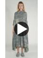 Rundholz DIP - Oversize Viskose Kleid - 1262770905