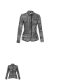 Rundholz DIP - Taillierte Leinenjacke mit Details - 1262781102