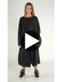 Rundholz Black Label - Oversized T-Shirt mit Rippenbund - 1263250501