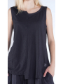Rundholz Black Label - Tailliertes Top mit asymmetrischem Schnitt - 1263650802