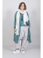 Rundholz Black Label - Flared linen-cotton coat - 1263651207