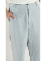 Rundholz - Baggy Leinen Hose - 1264020103