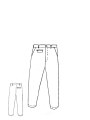 Rundholz - Baggy Leinen Hose - 1264020103