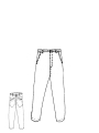 Rundholz - Schmale Denim Hose - 1264030105