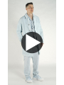 Rundholz - Kastenförmiger Denim Mantel - 1264031201
