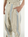 Rundholz - Gerade schmale Leinen Hose - 1264100103