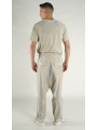 Rundholz - Gerade schmale Leinen Hose - 1264100103