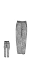 Rundholz - Schmale Viskose Leinen Hose - 1264110115