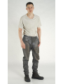 Rundholz - Schmale Viskose Leinen Hose - 1264110115