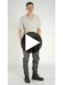 Rundholz - Schmale Viskose Leinen Hose - 1264110115