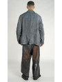 Rundholz - Kastige Viskose Leinen Jacke - 1264111103