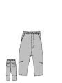 Rundholz - Lockere Viskose Leinen Hose - 1264210103