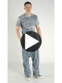 Rundholz - Lockere Viskose Leinen Hose - 1264210103