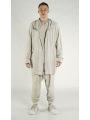 Rundholz - French Terry Mantel mit Kapuze - 1264281203