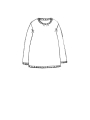 Rundholz - Gerader schmaler Baumwoll Strick Pullover - 1264690701