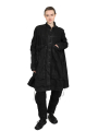 Rundholz DIP - langer ausgestellter Denim-Mantel - Black Coated Jeans - 2242031204