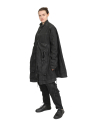 Rundholz DIP - langer ausgestellter Denim-Mantel - Black Coated Jeans - 2242031204