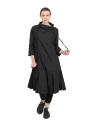 Rundholz Black Label - a-förmige Baumwoll-Stretch-Tunika - Black - 2243631909