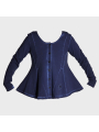Pluslavie (Plü) - Pluslavie Peplum-Sweater Cotton - 2122