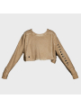 Pluslavie (Plü) - Cropped Boxy Sweatshirt - 2137