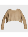 Pluslavie (Plü) - Cropped Boxy Sweatshirt - 2137