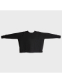 Pluslavie (Plü) - Oversized Cropped Print-Sweater - 2138