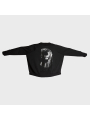 Pluslavie (Plü) - Oversized Cropped Print-Sweater - 2138