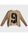 Pluslavie (Plü) - Oversized Cropped Print-Sweater - 2138