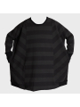 Pluslavie (Plü) - Oversized Sweat mit Kontrastpanel - 2139