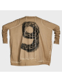 Pluslavie (Plü) - Oversized Sweat mit Kontrastpanel - 2139