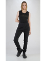 Rundholz - Stretch pants in tube shape with pockets Black - 2241160116