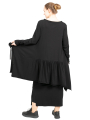 Pluslavie (Plü) - lange Tunika - Ribbon Jacket Black