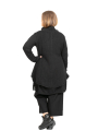 Rundholz Black Label - Fitted cardigan with pockets in rib black - 2243627104