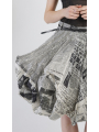 Rundholz DIP - Balloon skirt newspaper print Moon Walk - 2242070306