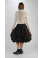 Rundholz DIP - Balloon skirt cotton poplin black - 2242530301
