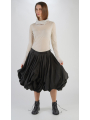 Rundholz DIP - Balloon skirt cotton poplin black - 2242530301