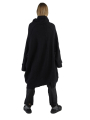 Rundholz DIP - Knitted dress with stand-up collar and wide sleeves Oversize Black - 2242687304
