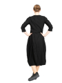 Rundholz Black Label - Balloon dress with gathers in the balloon shape Super Stretch Black - 2243220904