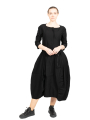 Rundholz Black Label - Balloon dress with gathers in the balloon shape Super Stretch Black - 2243220904