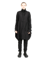 Rundholz Black Label - Mantel mit Koffertaschen und Stehkragen Super Stretch Oversize Black - 2243221207