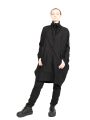Rundholz Black Label - Mantel mit Koffertaschen und Stehkragen Super Stretch Oversize Black - 2243221207