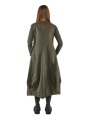 Rundholz Black Label - Ballonförmiges techno-baumwoll-kleid mit kellerfalten am saum - 2243230907